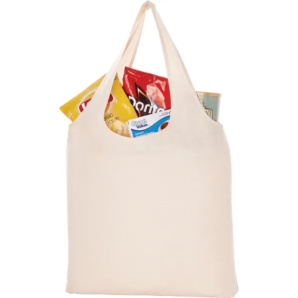 15" x 16" cotton canvas tote bag with 10" drop handles.... from ASI 66887 PCNA / Bullet