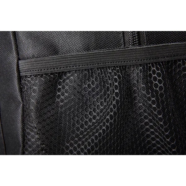 Backpack with large main compartment, zippered front compartment, side mesh pocket... from ASI 66887 PCNA / Bullet