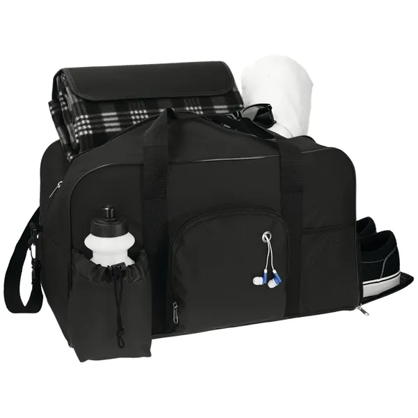 18,5" duffel bag with double reinforced handles and adjustable/detachable shoulder strap.... from ASI 66887 PCNA / Bullet