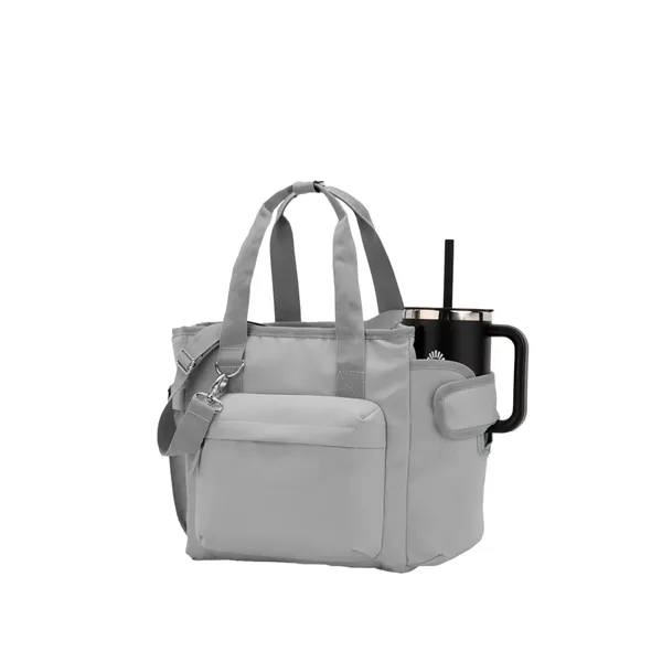 Daybreak recycled 16 can cooler with zippered main compartment and waterproof... from ASI 66887 PCNA / Leeds