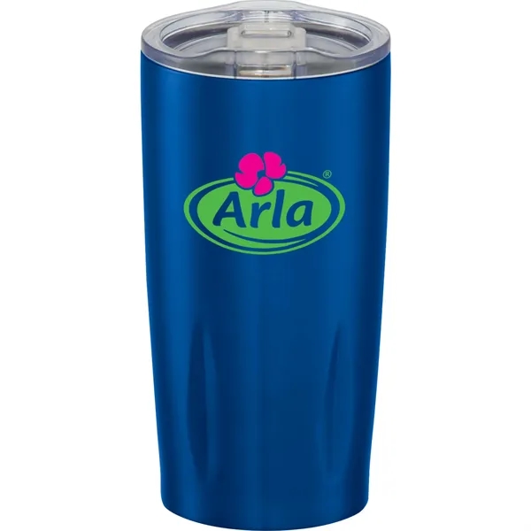 20 oz. double wall vacuum insulated tumbler with press-on lid with... from ASI 66887 PCNA / Bullet
