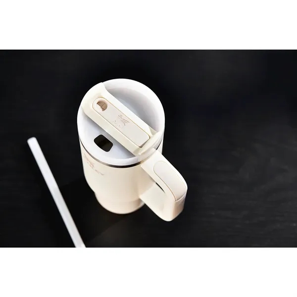 30 oz. vacuum insulated stainless steel tumbler with 3 position lid.... from ASI 66887 PCNA / Leeds