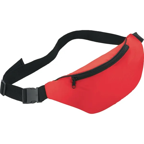Fanny pack with zippered main compartment and adjustable waist strap and... from ASI 66887 PCNA / Bullet