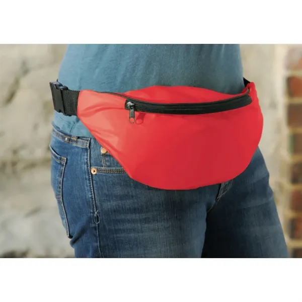 Fanny pack with zippered main compartment and adjustable waist strap and... from ASI 66887 PCNA / Bullet