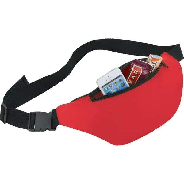 Fanny pack with zippered main compartment and adjustable waist strap and... from ASI 66887 PCNA / Bullet