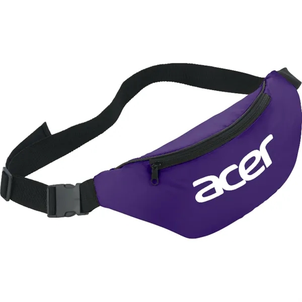 Fanny pack with zippered main compartment and adjustable waist strap and... from ASI 66887 PCNA / Bullet