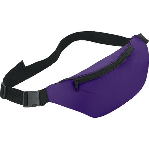 Fanny pack with zippered main compartment and adjustable waist strap and... from ASI 66887 PCNA / Bullet