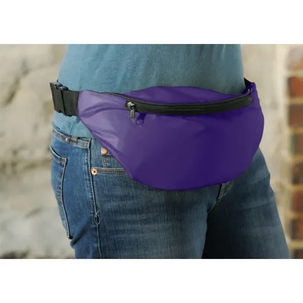 Fanny pack with zippered main compartment and adjustable waist strap and... from ASI 66887 PCNA / Bullet