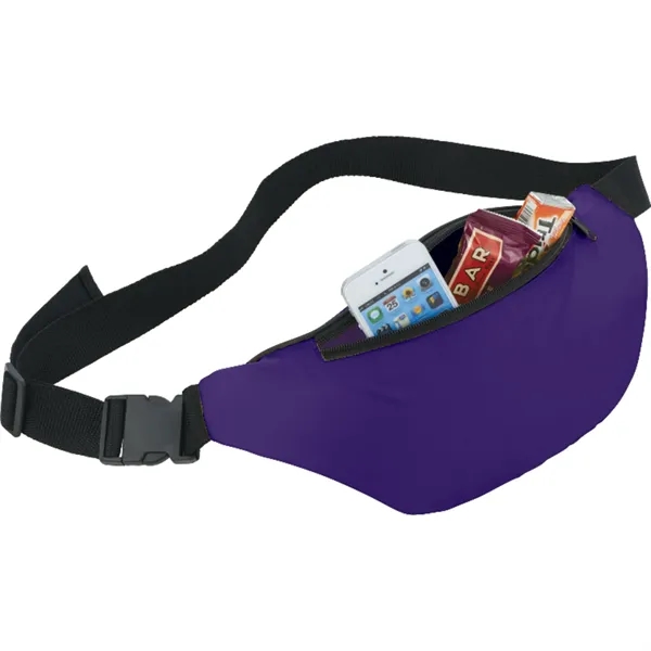 Fanny pack with zippered main compartment and adjustable waist strap and... from ASI 66887 PCNA / Bullet