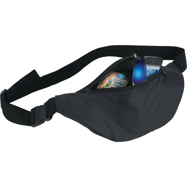 Fanny pack with zippered main compartment and adjustable waist strap and... from ASI 66887 PCNA / Bullet