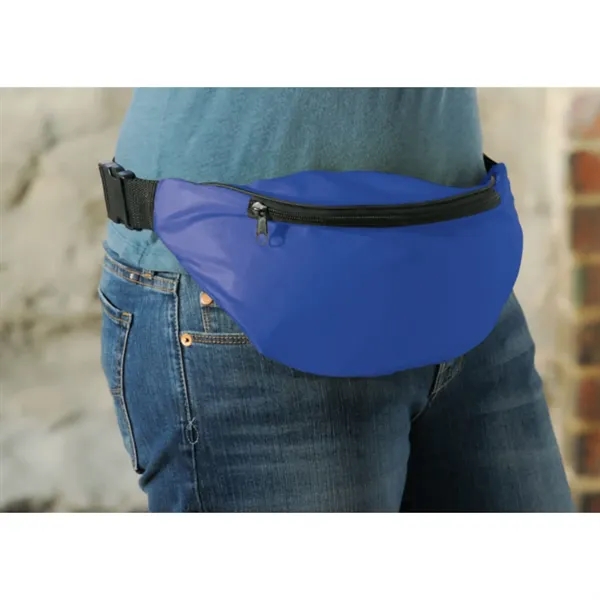 Fanny pack with zippered main compartment and adjustable waist strap and... from ASI 66887 PCNA / Bullet