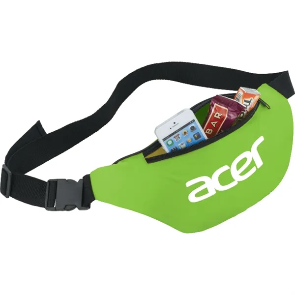 Fanny pack with zippered main compartment and adjustable waist strap and... from ASI 66887 PCNA / Bullet