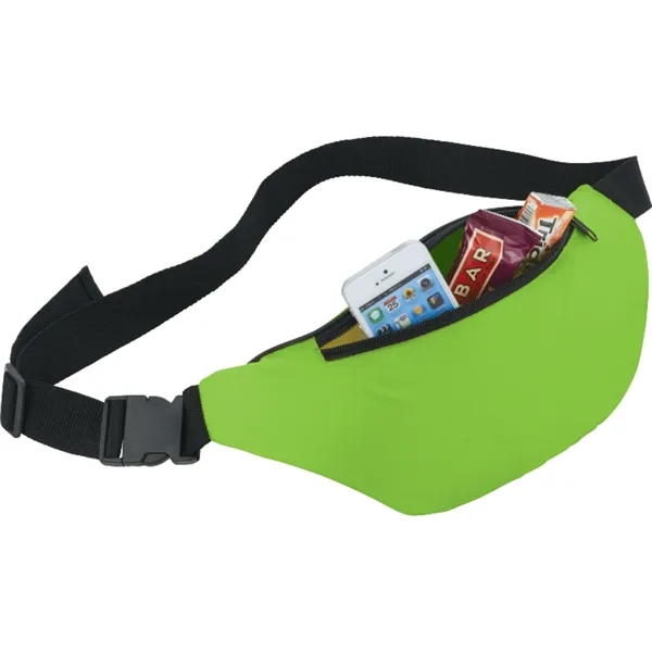 Fanny pack with zippered main compartment and adjustable waist strap and... from ASI 66887 PCNA / Bullet