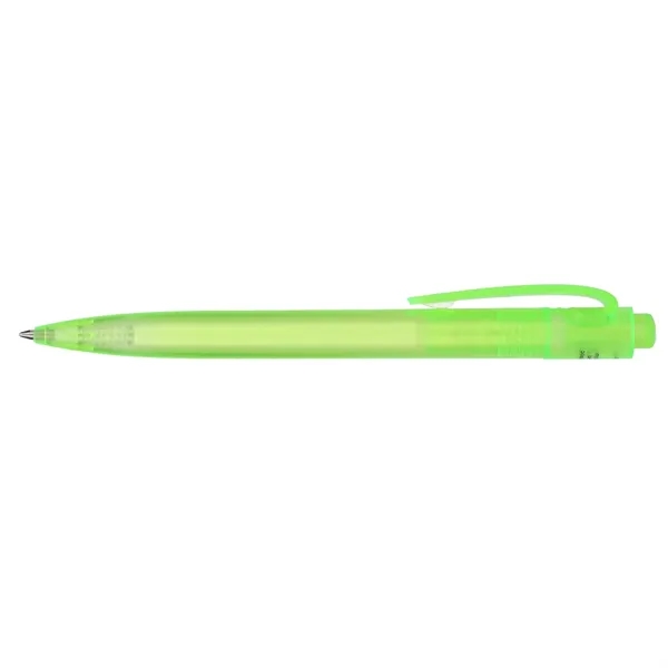 Blue gel ink pen made with recycled ocean plastic.... from ASI 66887 PCNA / Bullet