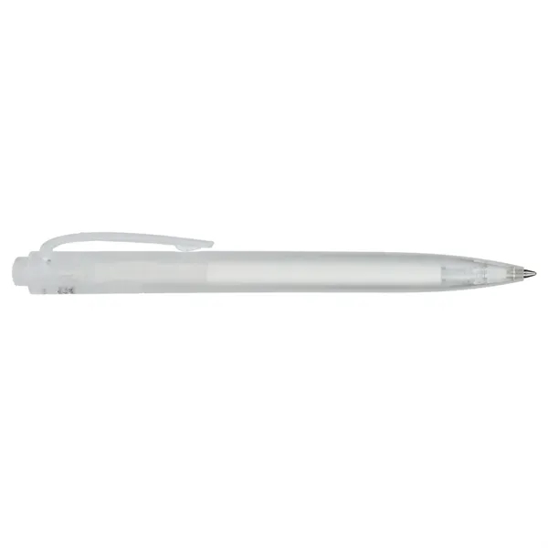 Blue gel ink pen made with recycled ocean plastic.... from ASI 66887 PCNA / Bullet