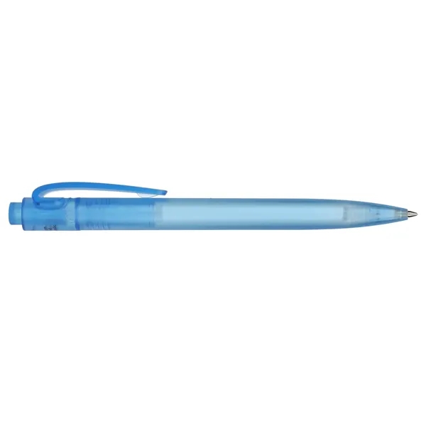 Blue gel ink pen made with recycled ocean plastic.... from ASI 66887 PCNA / Bullet