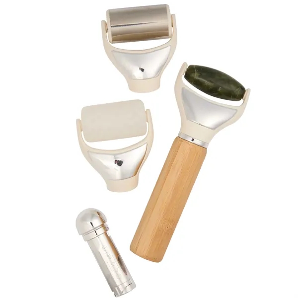 Wellable™ FSC® Bamboo 3-in-1 Face Body & Roller Se... from ASI 66887 PCNA / Leeds
