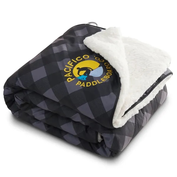 50" x 60" roll-up sherpa blanket.... from ASI 66887 PCNA / Leeds