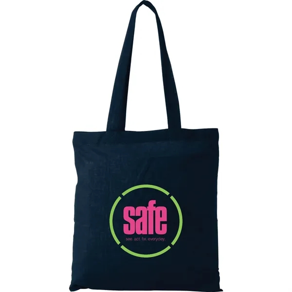 17" x 15" cotton canvas tote bag with double 29" handles.... from ASI 66887 PCNA / Bullet
