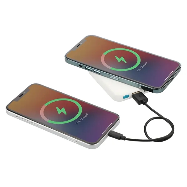 3000 mAh wireless power bank made of recycled ABS.... from ASI 66887 PCNA / Bullet