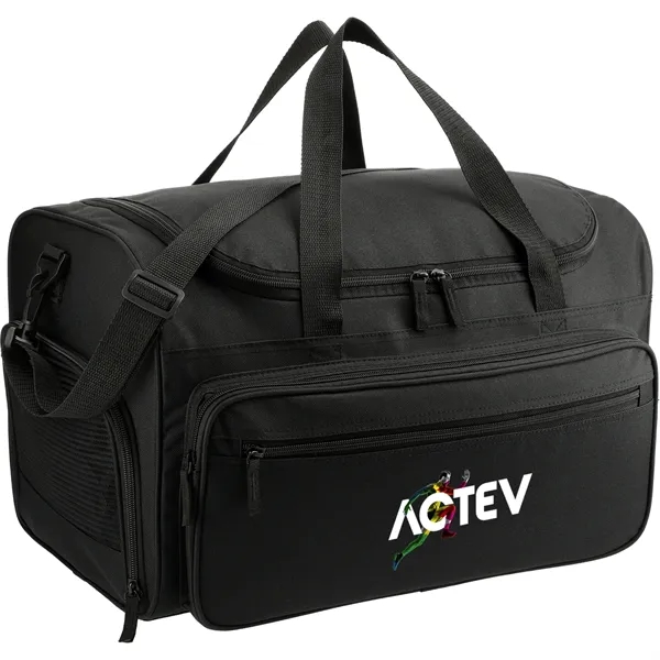 11" x 11" x 18.25" duffel bag with detachable, adjustable shoulder... from ASI 66887 PCNA / Leeds