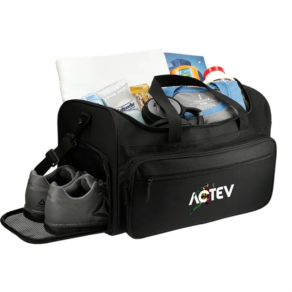 11" x 11" x 18.25" duffel bag with detachable, adjustable shoulder... from ASI 66887 PCNA / Leeds