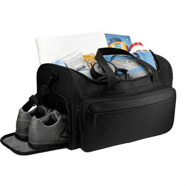 11" x 11" x 18.25" duffel bag with detachable, adjustable shoulder... from ASI 66887 PCNA / Leeds