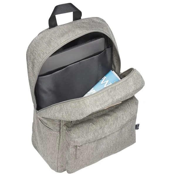 Recycled PET backpack with 15" laptop sleeve.... from ASI 66887 PCNA / Bullet