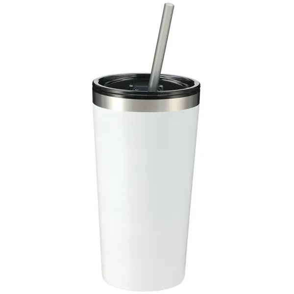 16 oz. stainless steel tumbler with double wall construction, fine-grit coating,... from ASI 66887 PCNA / Bullet
