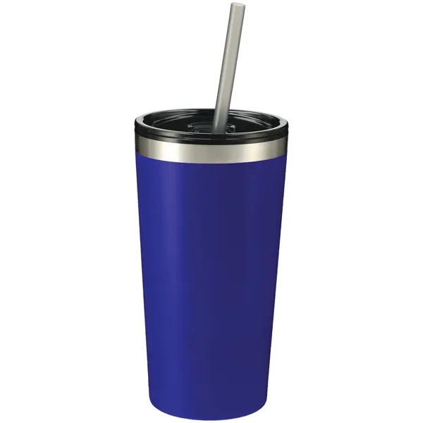 16 oz. stainless steel tumbler with double wall construction, fine-grit coating,... from ASI 66887 PCNA / Bullet