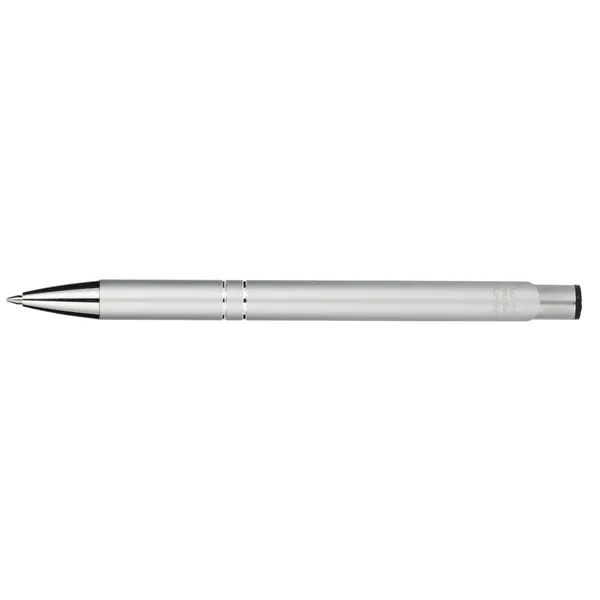 Ballpoint pen with black gel ink, chrome accents and a recycled... from ASI 66887 PCNA / Leeds