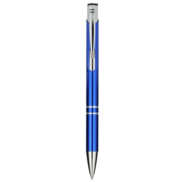 Ballpoint pen with black gel ink, chrome accents and a recycled... from ASI 66887 PCNA / Leeds