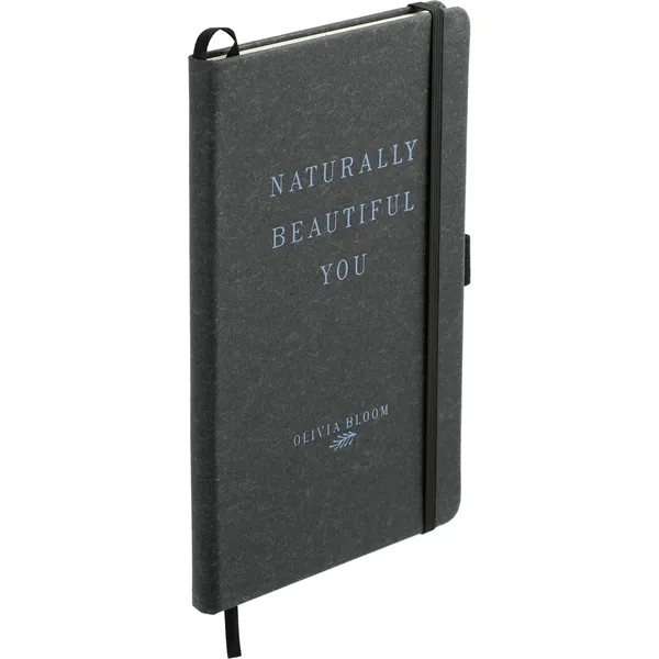 5.5" x 8.5" recycled leather-bound journal with 80 sheets of lined... from ASI 66887 PCNA / Leeds