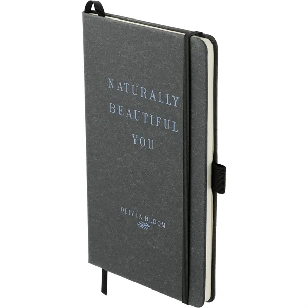 5.5" x 8.5" recycled leather-bound journal with 80 sheets of lined... from ASI 66887 PCNA / Leeds