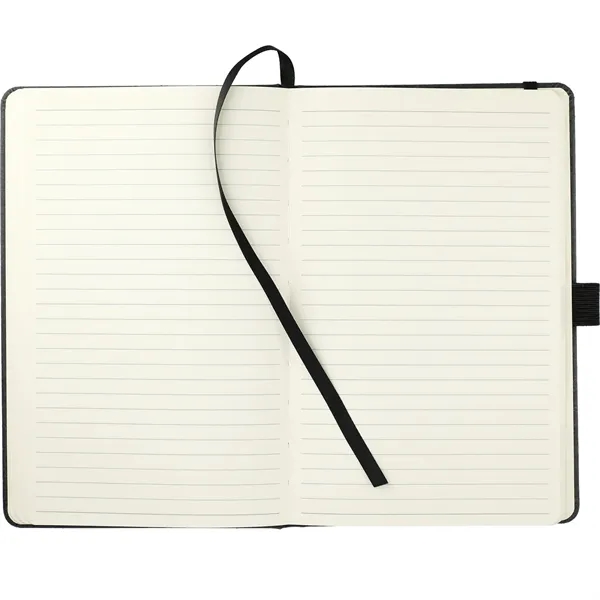 5.5" x 8.5" recycled leather-bound journal with 80 sheets of lined... from ASI 66887 PCNA / Leeds