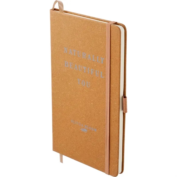 5.5" x 8.5" recycled leather-bound journal with 80 sheets of lined... from ASI 66887 PCNA / Leeds