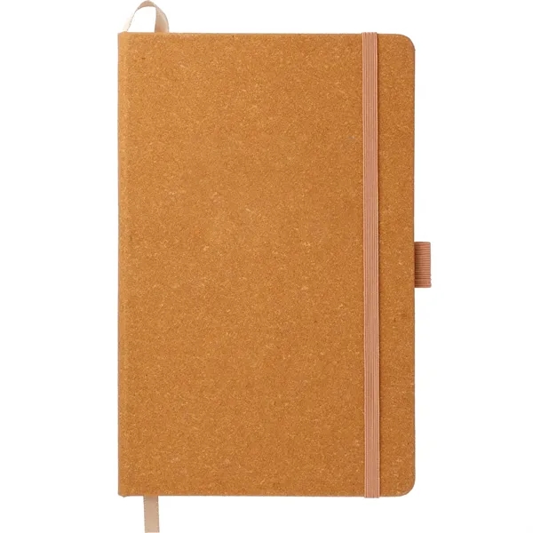 5.5" x 8.5" recycled leather-bound journal with 80 sheets of lined... from ASI 66887 PCNA / Leeds