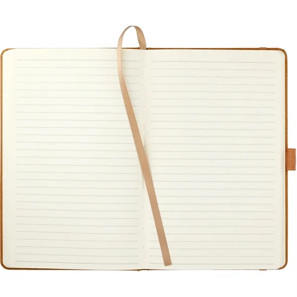 5.5" x 8.5" recycled leather-bound journal with 80 sheets of lined... from ASI 66887 PCNA / Leeds