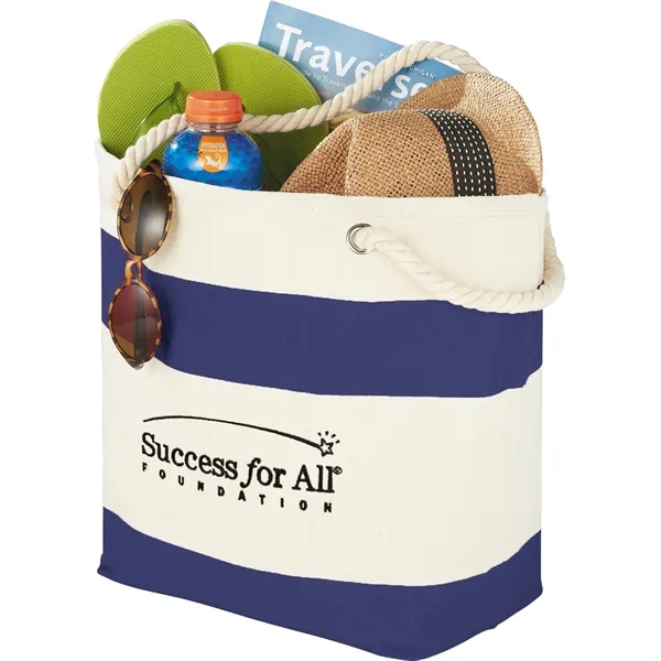 12 oz. cotton canvas boat tote with 10" handle drop height.... from ASI 66887 PCNA / Leeds