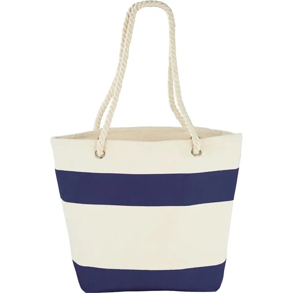 12 oz. cotton canvas boat tote with 10" handle drop height.... from ASI 66887 PCNA / Leeds