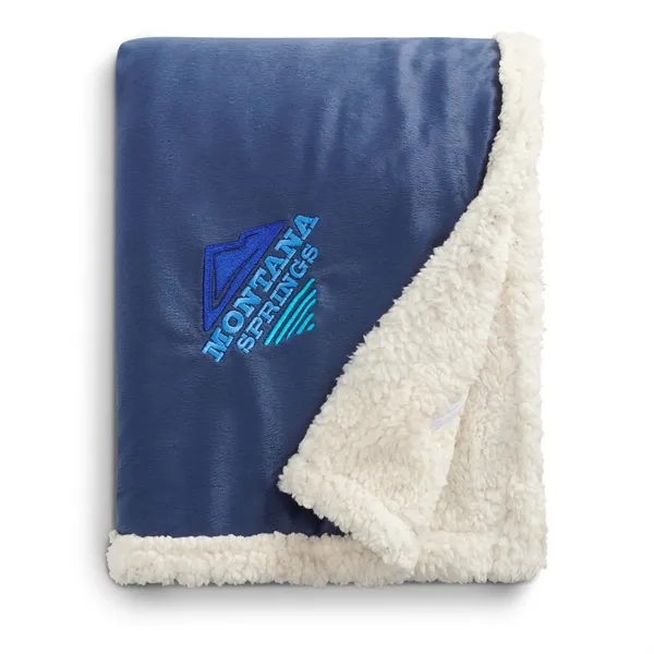 50" x 60" Sherpa blanket with vintage branding.... from ASI 66887 PCNA / Leeds