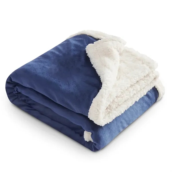 50" x 60" Sherpa blanket with vintage branding.... from ASI 66887 PCNA / Leeds