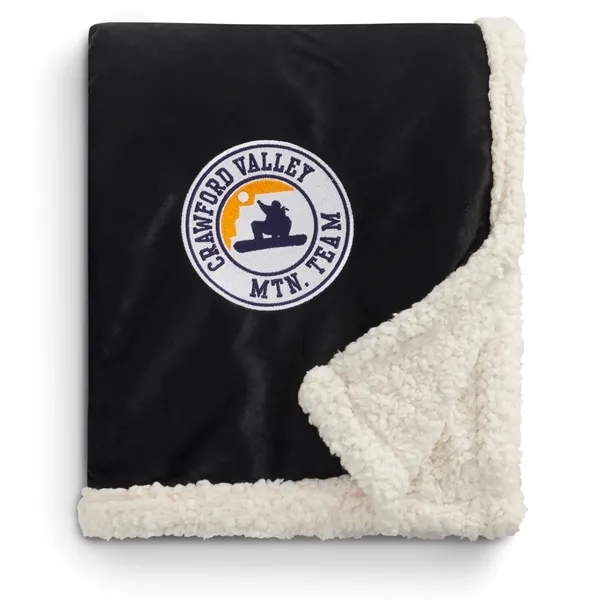 50" x 60" Sherpa blanket with vintage branding.... from ASI 66887 PCNA / Leeds