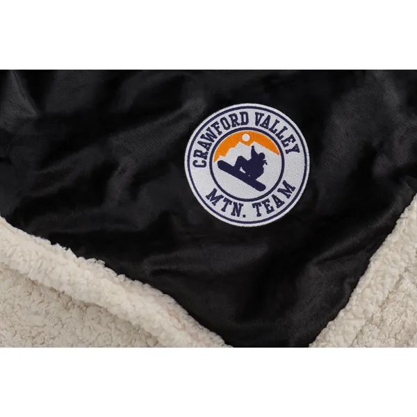 50" x 60" Sherpa blanket with vintage branding.... from ASI 66887 PCNA / Leeds