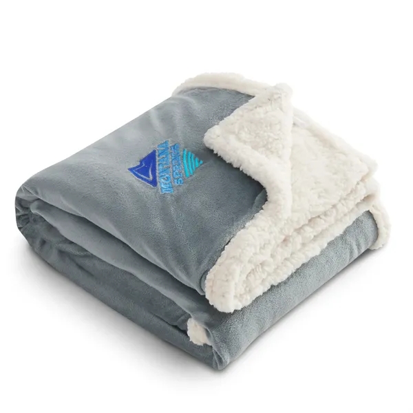 50" x 60" Sherpa blanket with vintage branding.... from ASI 66887 PCNA / Leeds