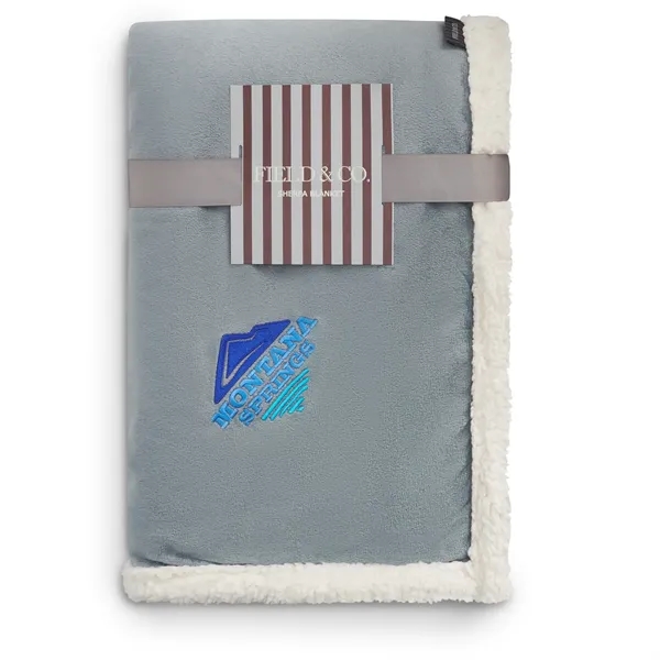 50" x 60" Sherpa blanket with vintage branding.... from ASI 66887 PCNA / Leeds