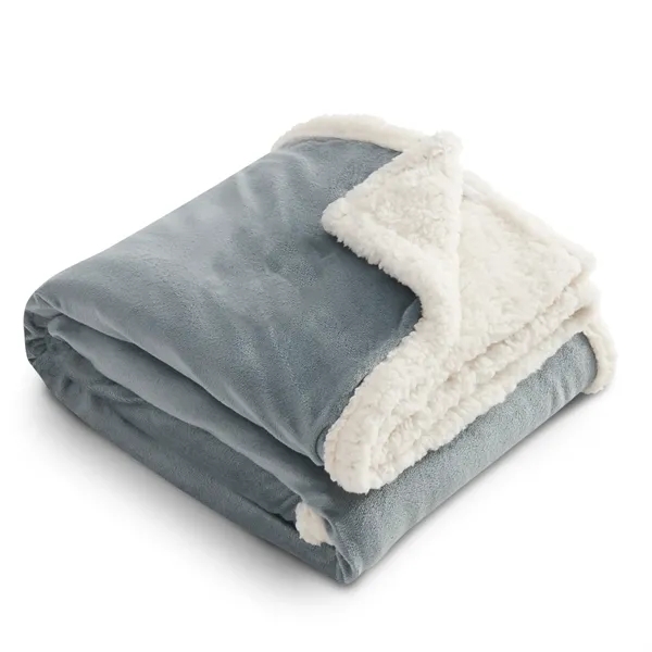 50" x 60" Sherpa blanket with vintage branding.... from ASI 66887 PCNA / Leeds