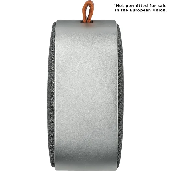 Waterproof Bluetooth speaker made with metal and fabric.... from ASI 66887 PCNA / Leed’s