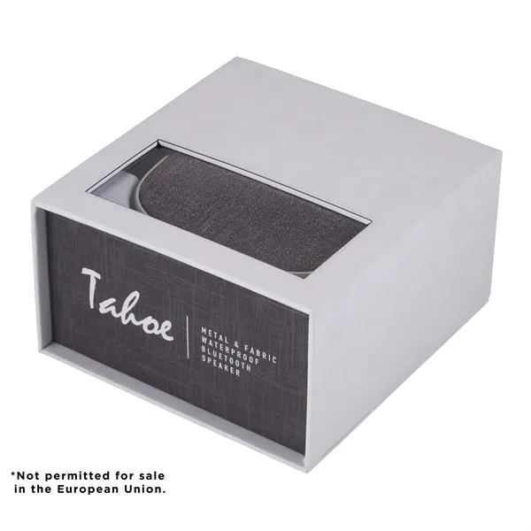 Waterproof Bluetooth speaker made with metal and fabric.... from ASI 66887 PCNA / Leed’s