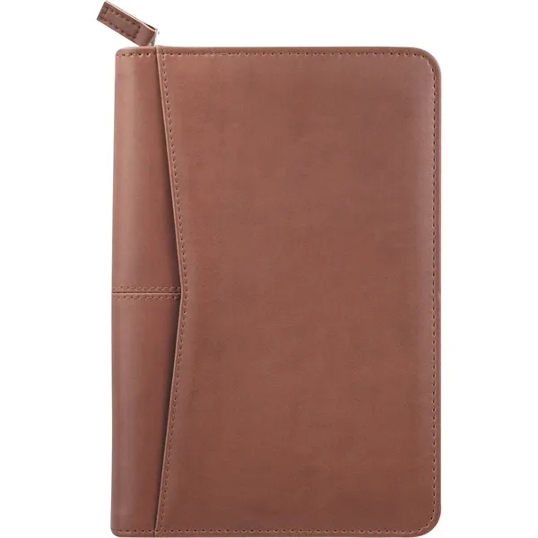 Zippered padfolio with business card holders, USB flash drive holders, ID... from ASI 66887 PCNA / Leeds